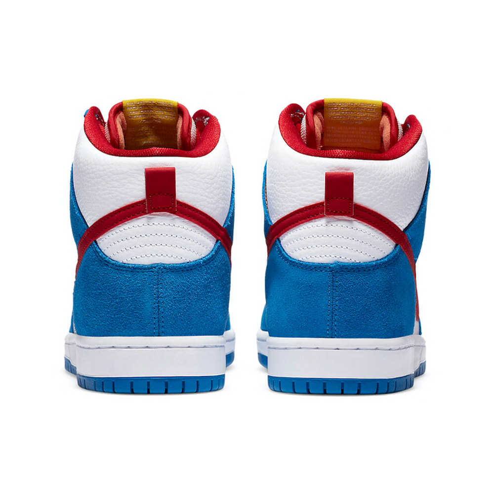 Nike Dunk High 'White / Metallic Silver / Midnight Navy / Hydrogen Blue' Мужские