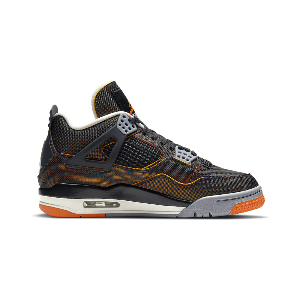 Air Jordan 4 'Off White / Light Silver / Black' Женские