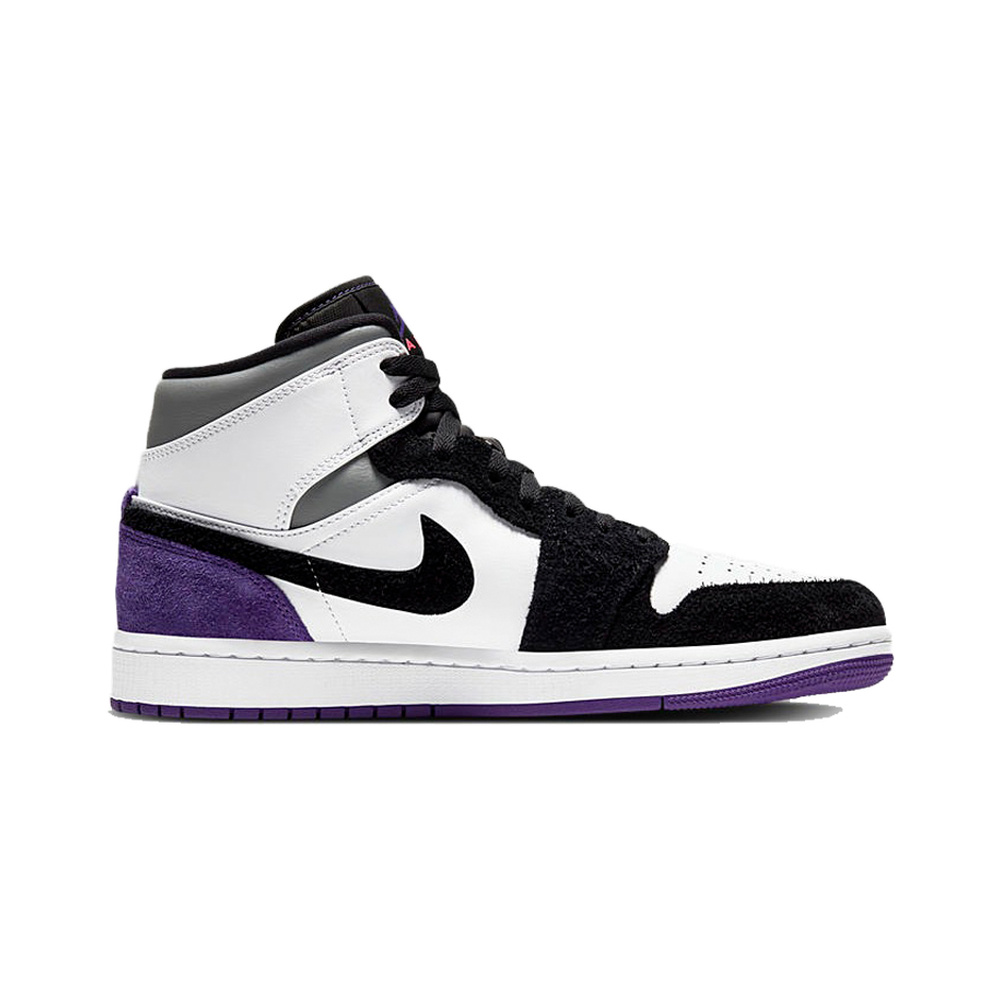 Air Jordan 1 Mid 'Vast Grey / Black / Sail / Vast Grey' Мужские