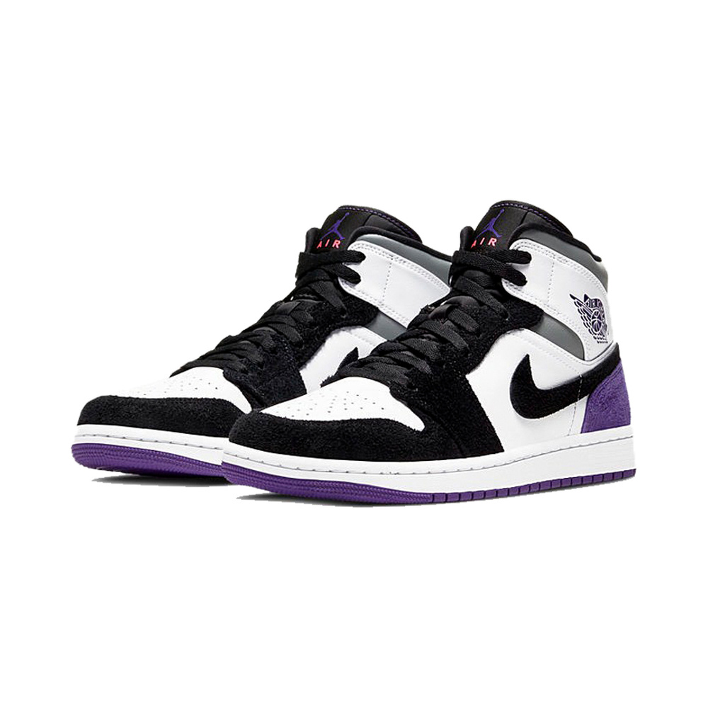Air Jordan 1 Mid 'Vast Grey / Black / Sail / Vast Grey' Мужские