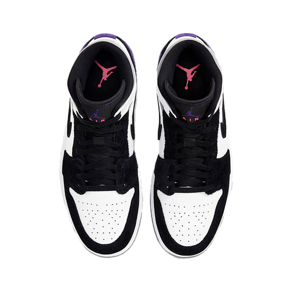 Air Jordan 1 Mid 'Vast Grey / Black / Sail / Vast Grey' Мужские