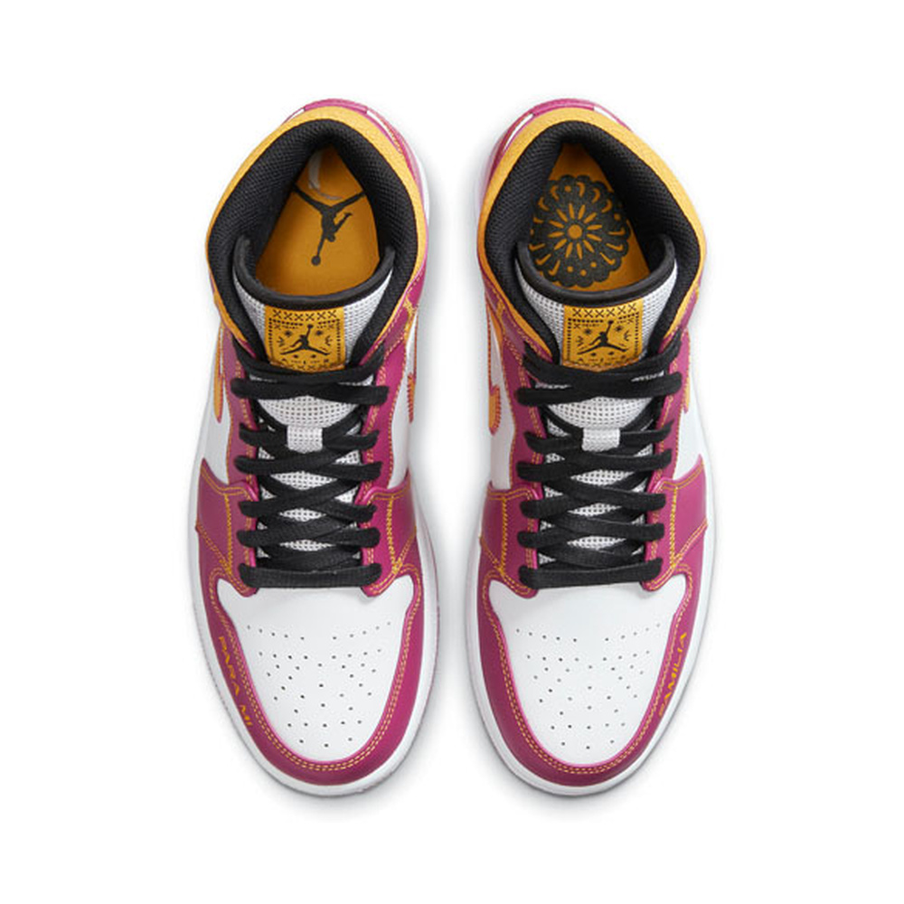 Air Jordan 1 Mid 'Wolf Grey / Photon Dust / White / Black' Мужские