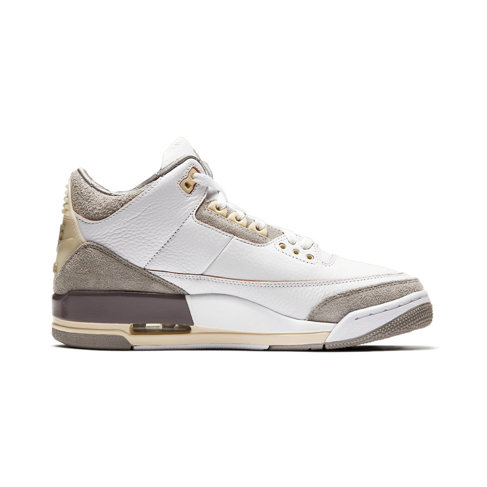 Air Jordan 3 'Black / White / Medium Grey / Blue Tint' Женские