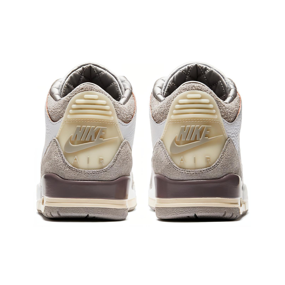 Air Jordan 3 'Black / White / Medium Grey / Blue Tint' Женские