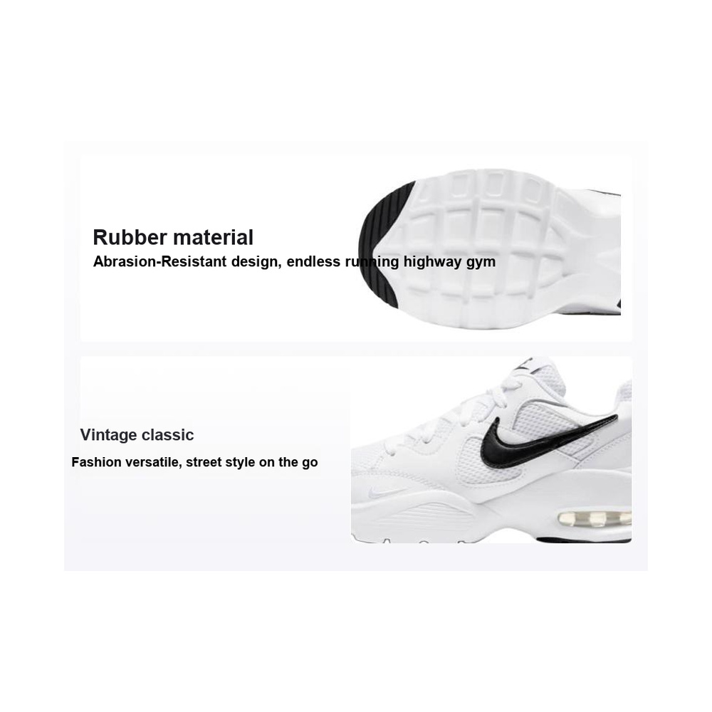 Nike Air Max 'Summit White / Metallic Silver / White / Black' Женские