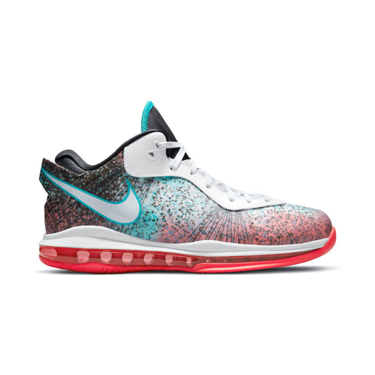 Nike Lebron 8 V 2 'White / Metallic Platinum / Pure Platinum / Metallic Silver' Мужские