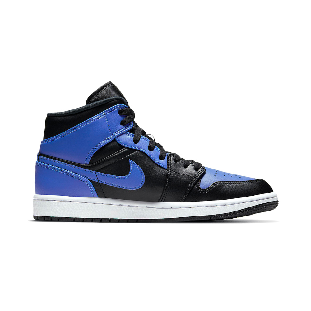 Air Jordan 1 Mid 'Medium Ash / Cave Stone / Racer Blue / Medium Ash' Мужские