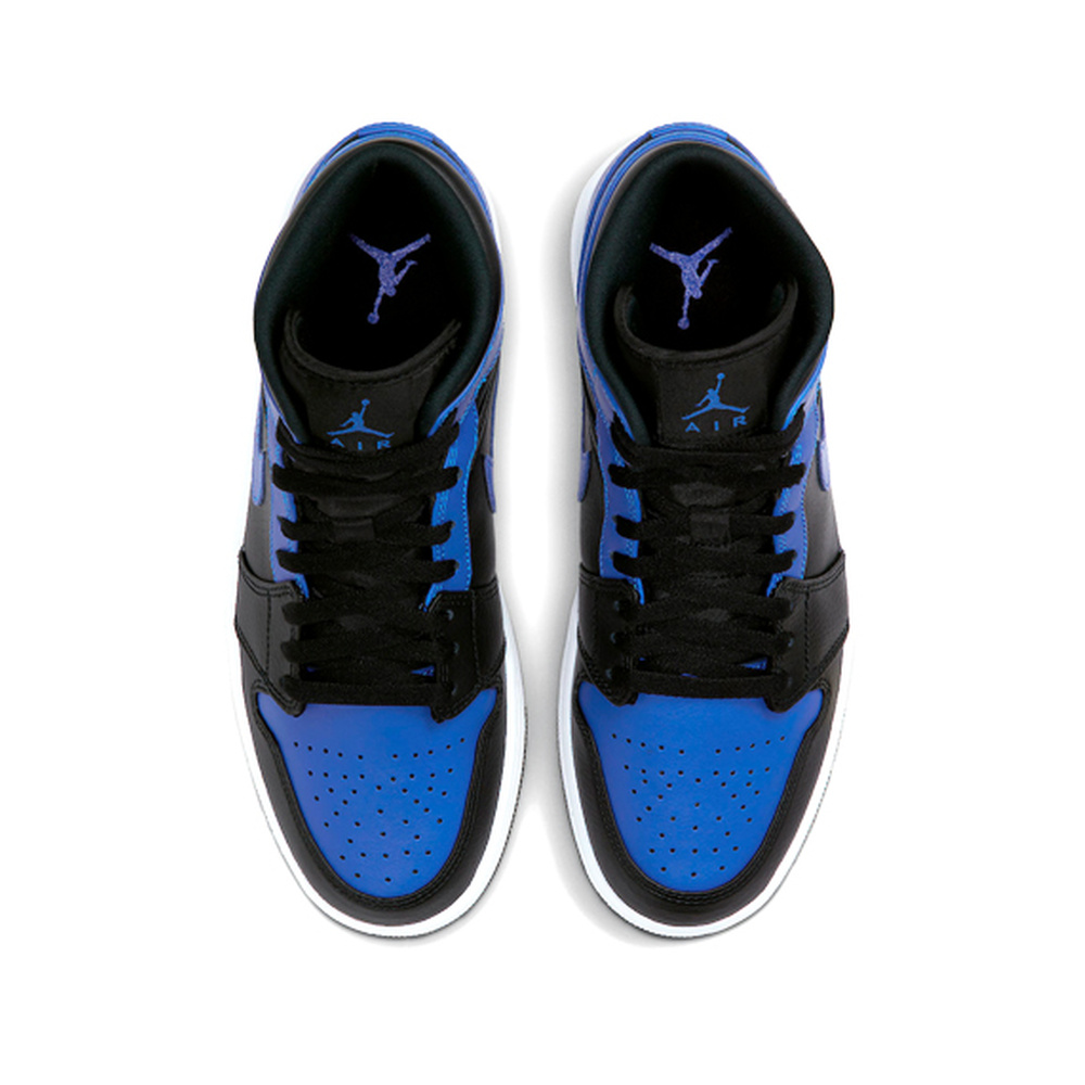 Air Jordan 1 Mid 'Medium Ash / Cave Stone / Racer Blue / Medium Ash' Мужские