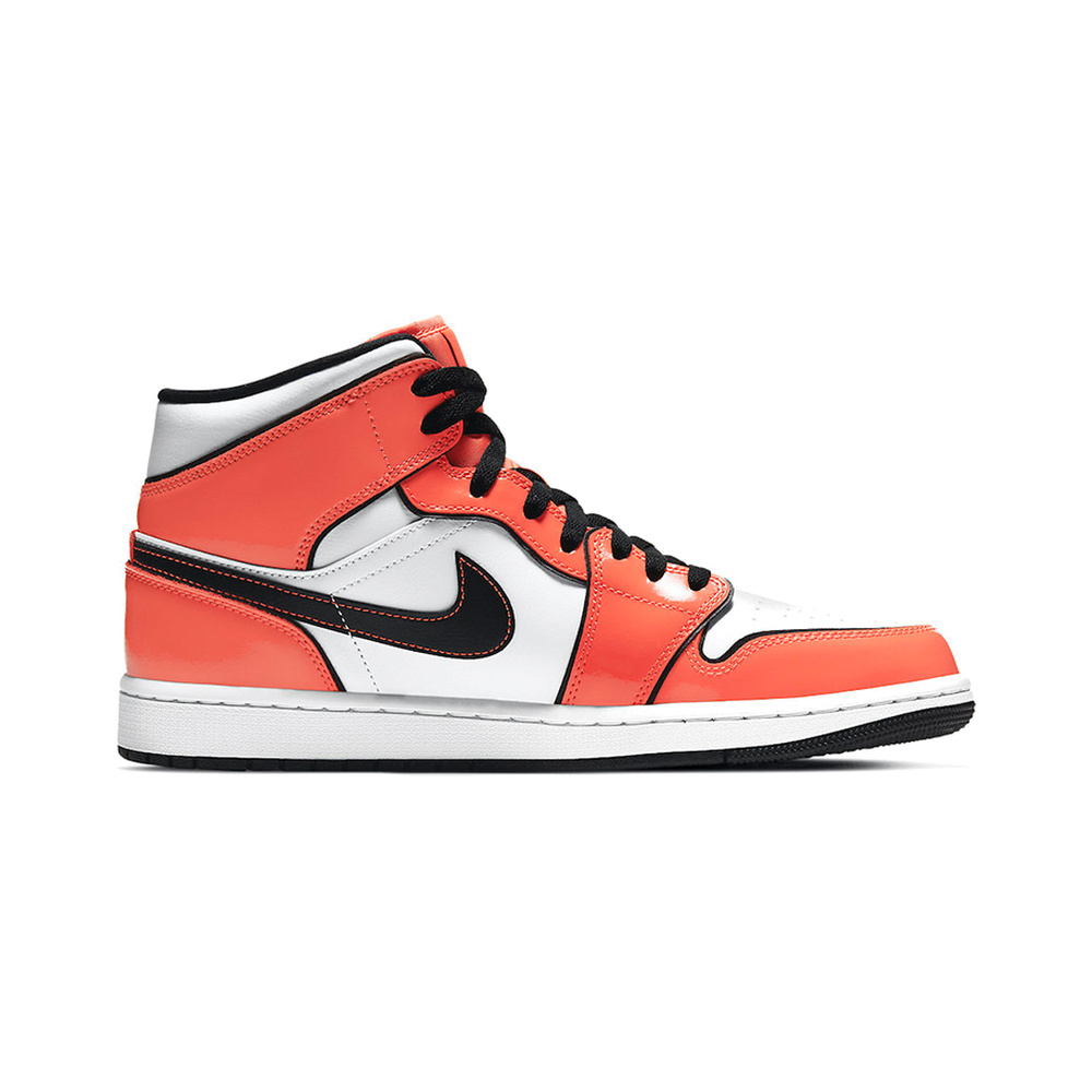 Air Jordan 1 Mid 'Black / University Red / White' Мужские