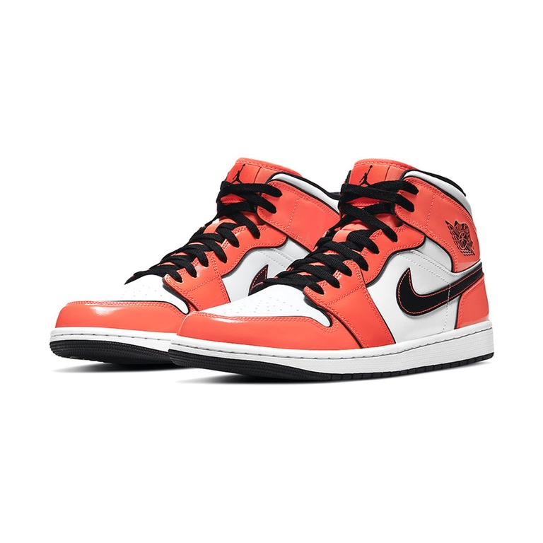 Air Jordan 1 Mid 'Black / University Red / White' Мужские