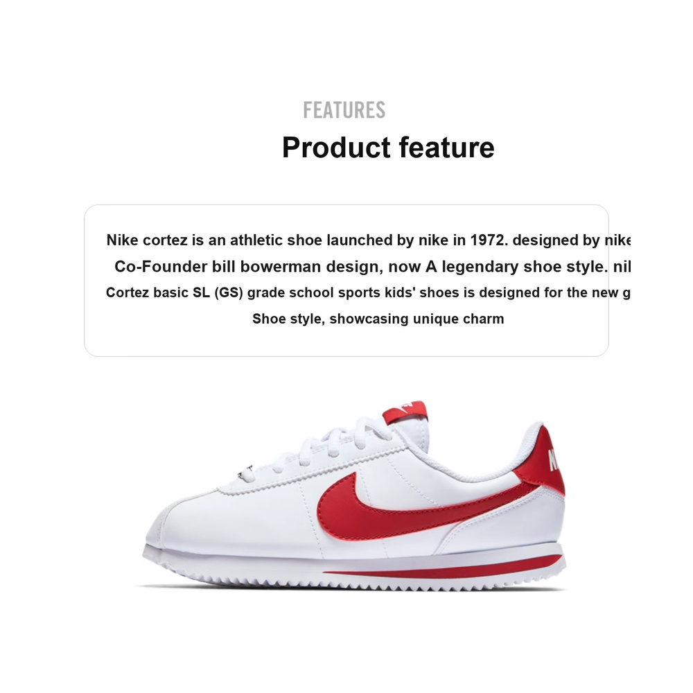 Nike Cortez 'White / Pure Platinum' Унисекс