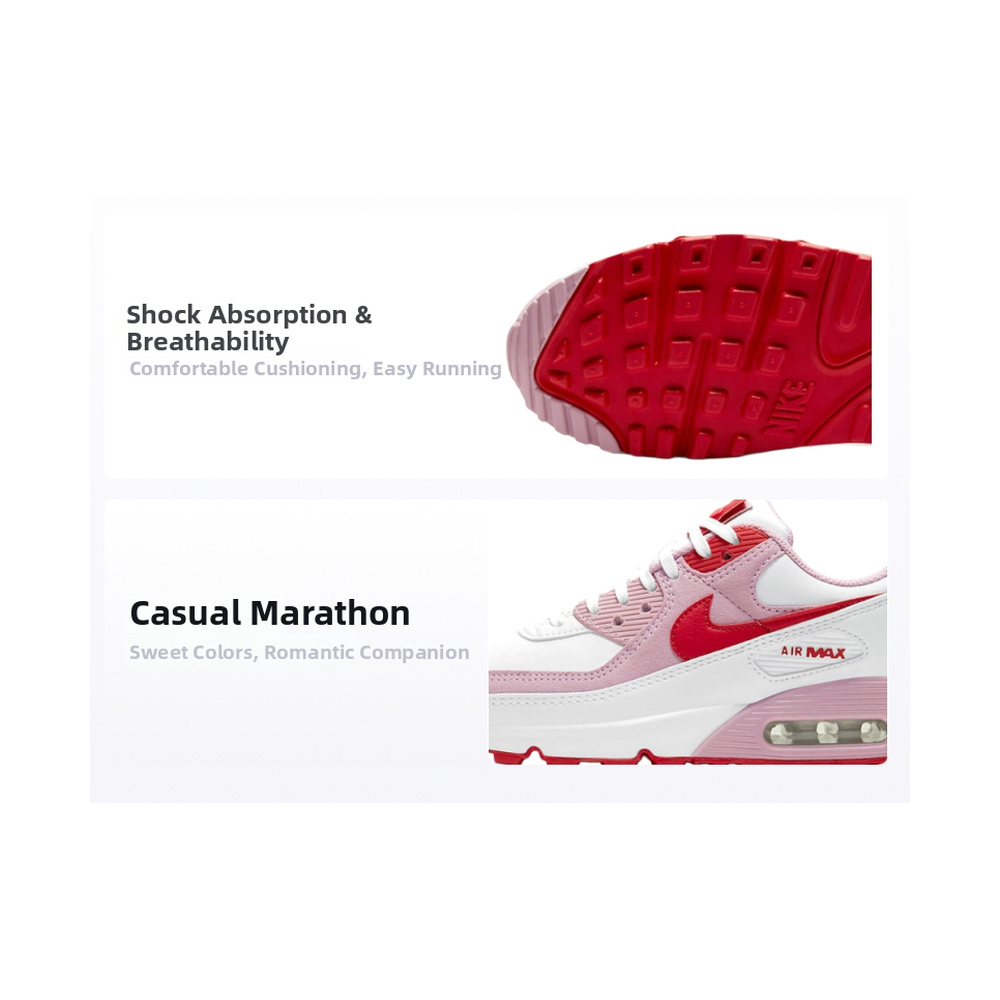 Nike Air Max 90 'White / Sail / Phantom / Metallic Silver' Женские
