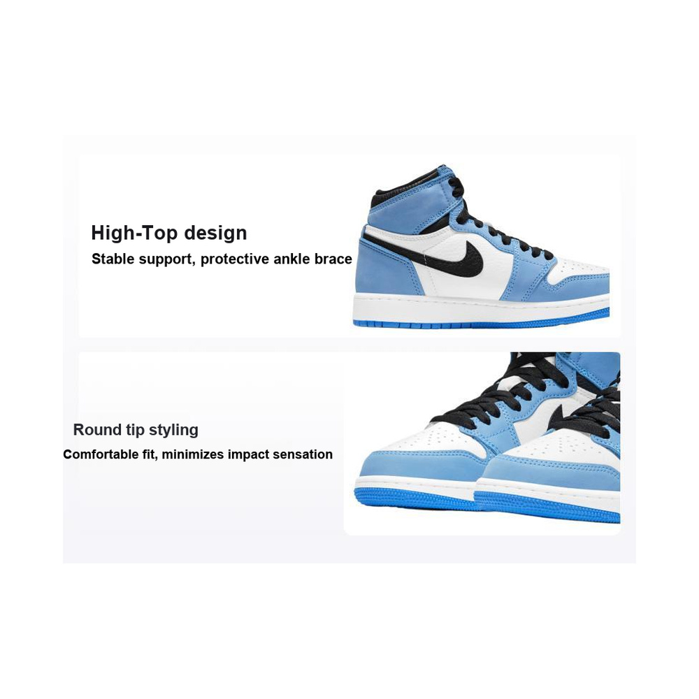 Air Jordan 1 Retro High OG 'White / University Red / White' Мужские