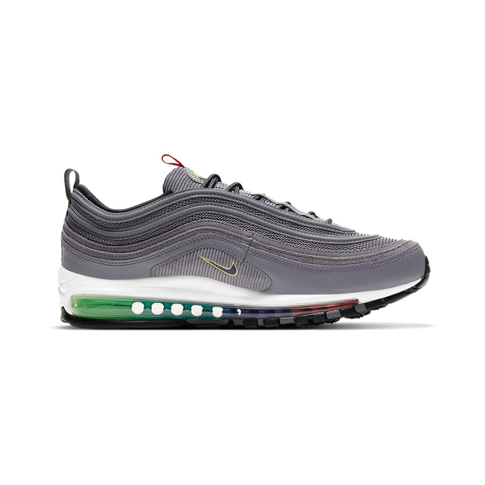 Nike Air Max 97 'Light Smoke Grey / Photon Dust / Hyper Crimson / Chrome' Мужские