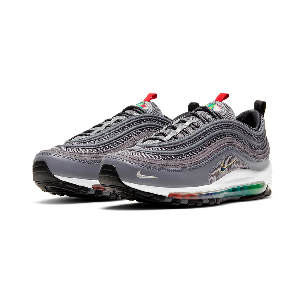 Nike Air Max 97 'Light Smoke Grey / Photon Dust / Hyper Crimson / Chrome' Мужские