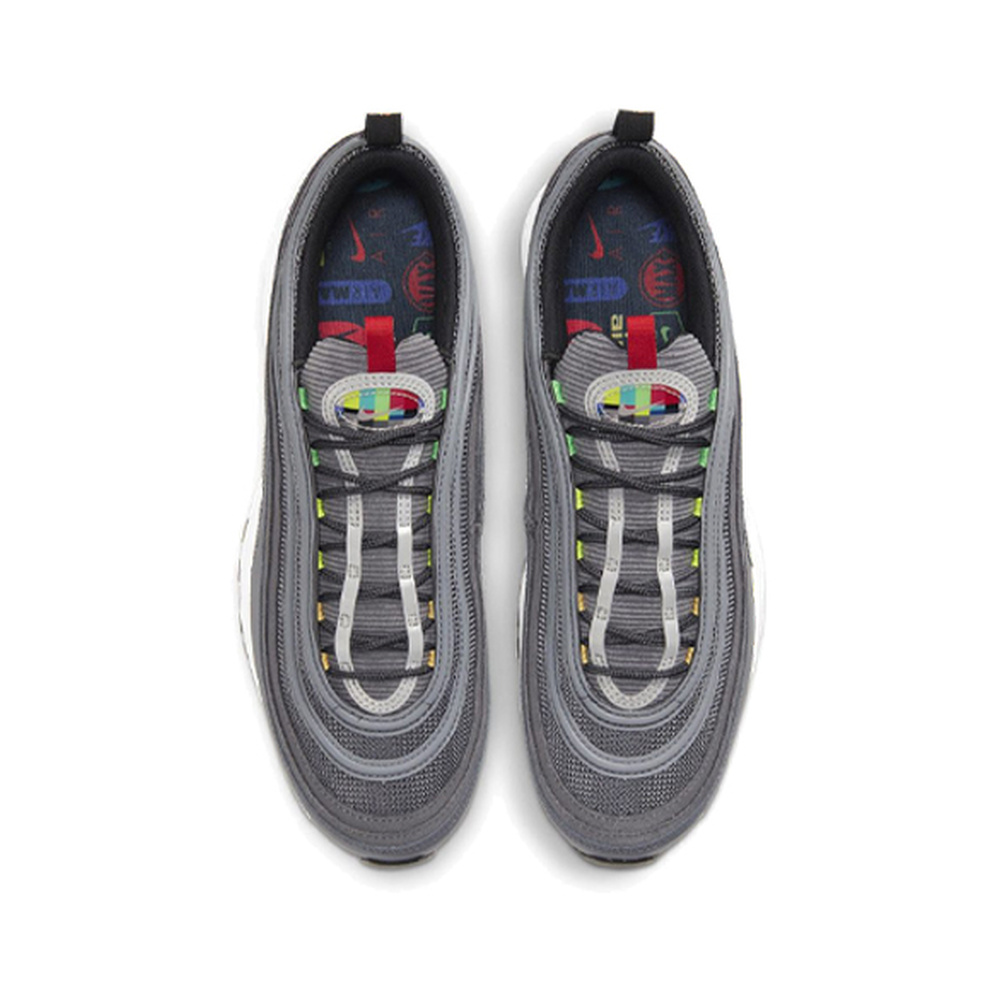 Nike Air Max 97 'Light Smoke Grey / Photon Dust / Hyper Crimson / Chrome' Мужские