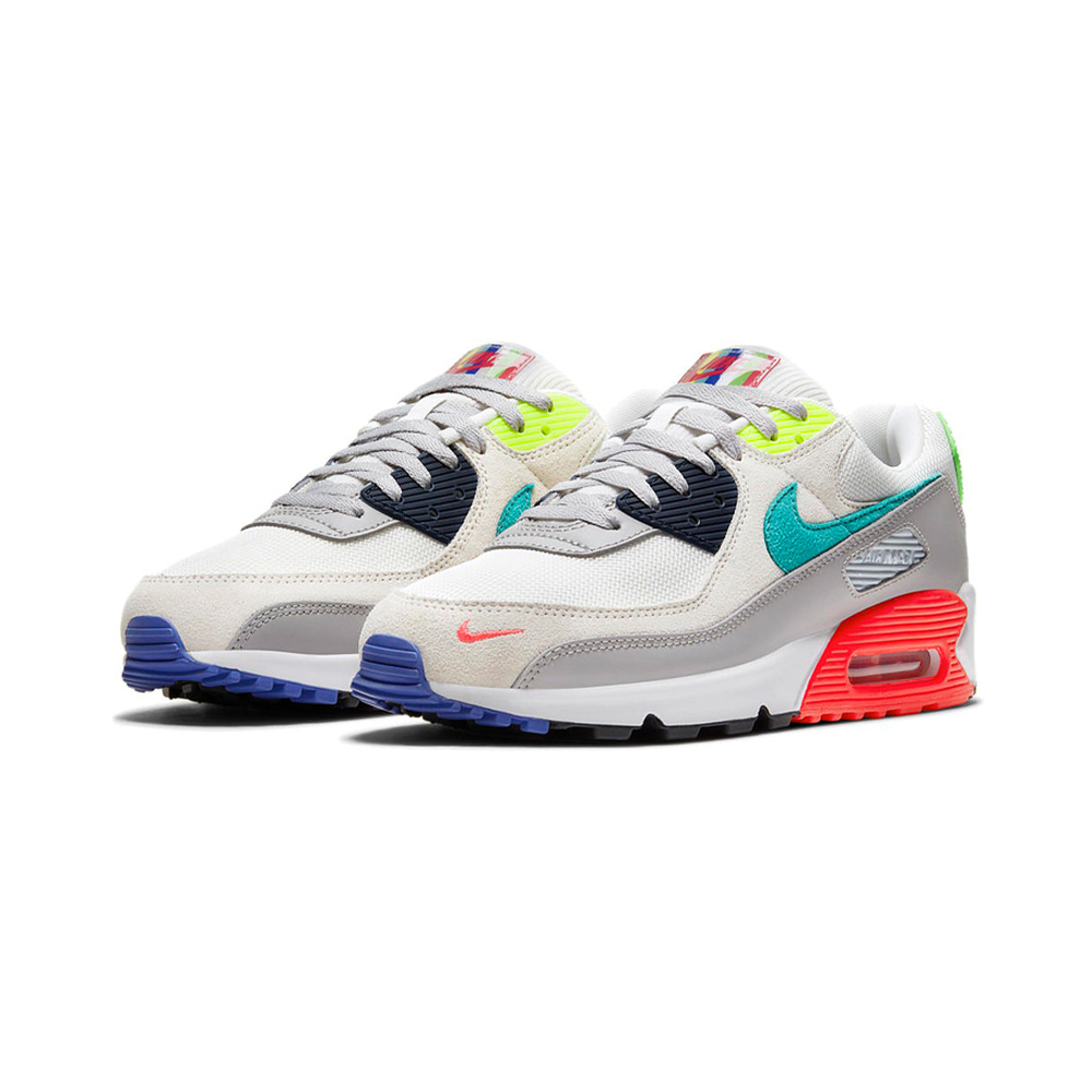 Nike Air Max 90 'Black / Hyper Crimson / White / Chrome' Мужские