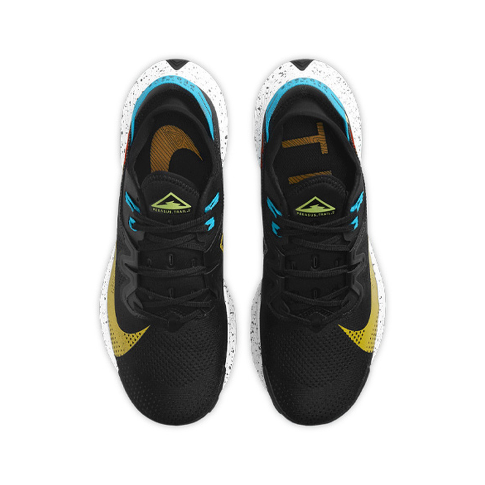 Nike Pegasus Trail 'Black / Hyper Crimson / White / Chrome' Мужские