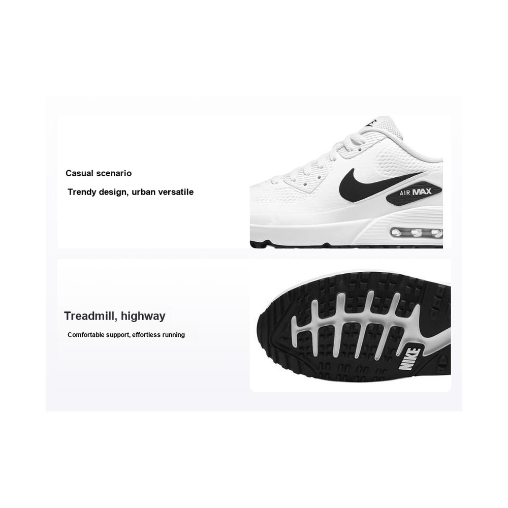 Nike Air Max 90 'White / Black' Мужские