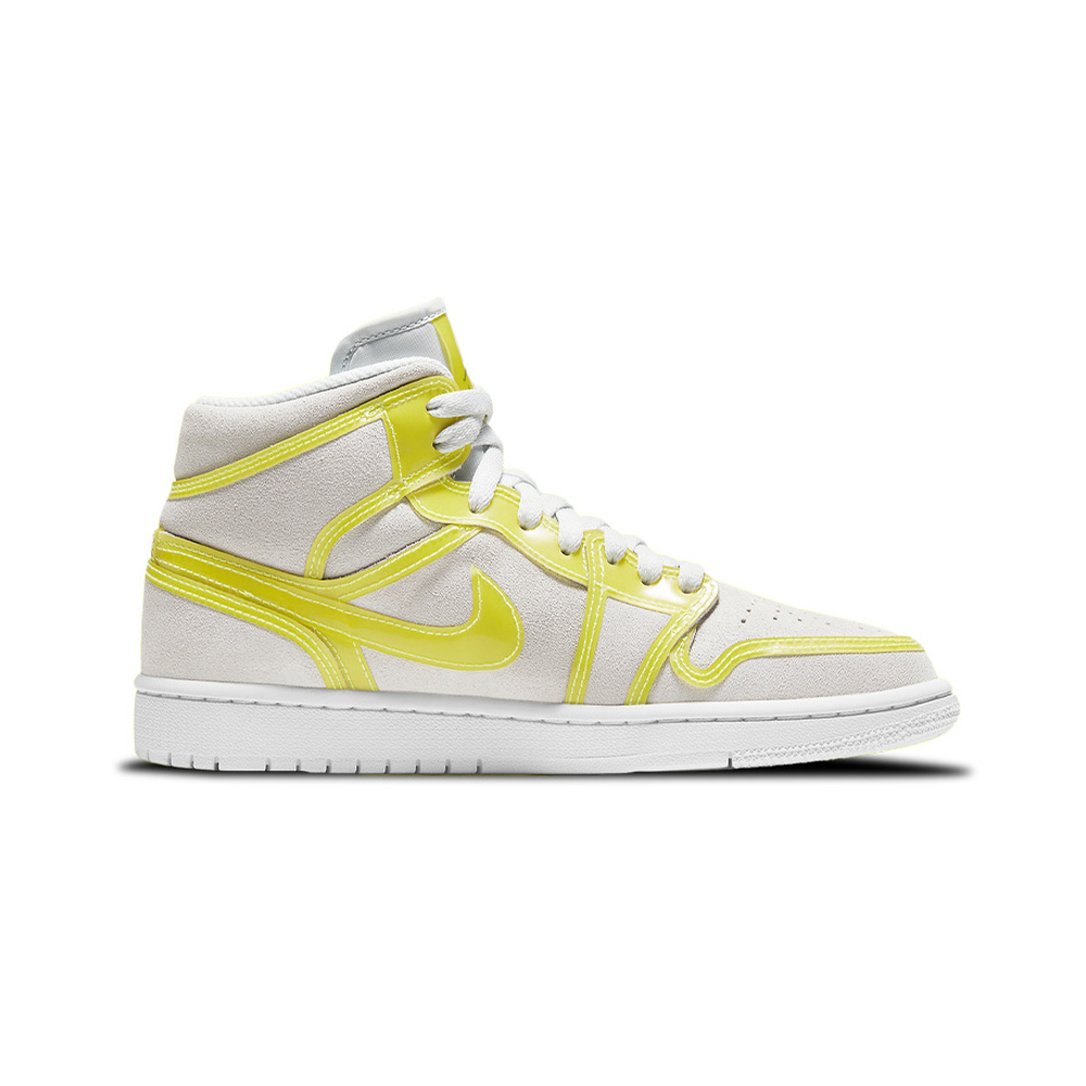 Air Jordan 1 Mid 'Metallic Silver / Iron Grey' Женские
