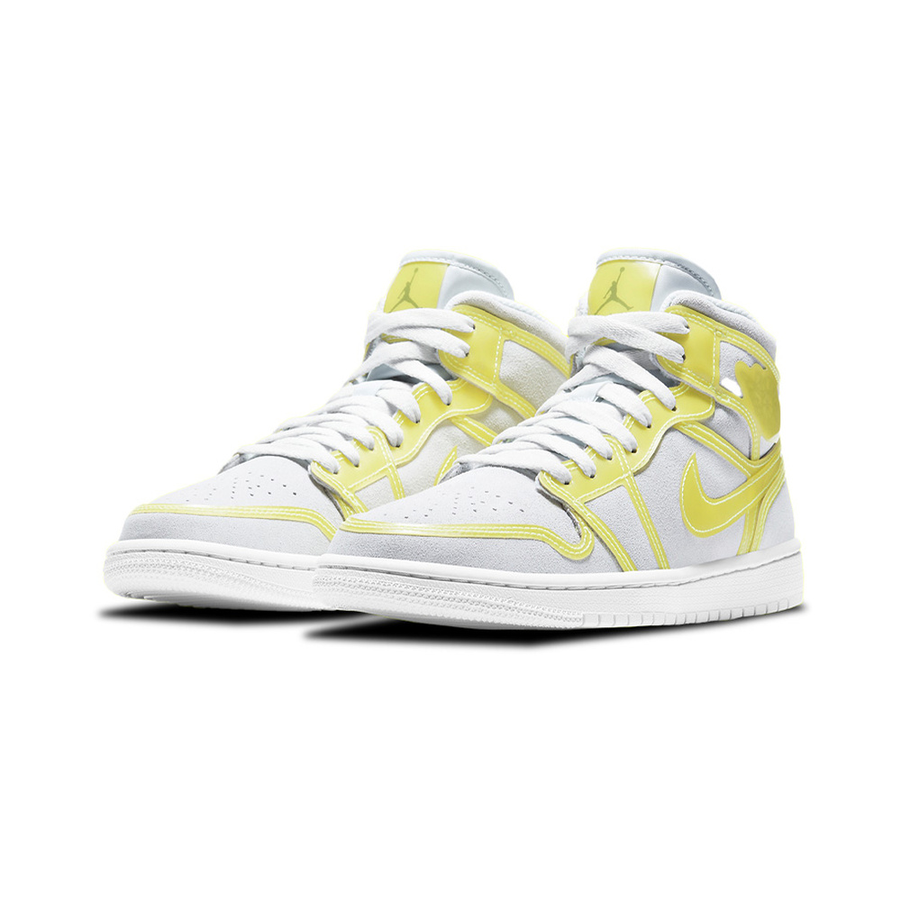 Air Jordan 1 Mid 'Metallic Silver / Iron Grey' Женские