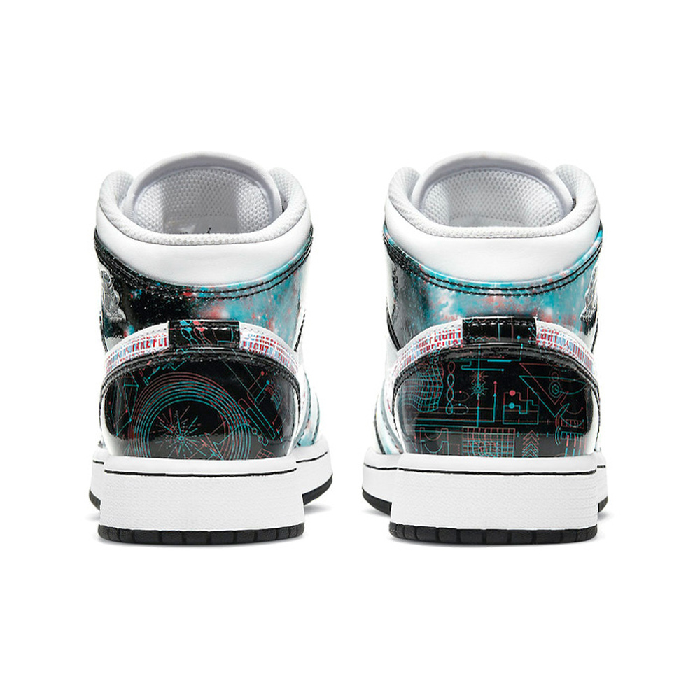 Air Jordan 1 'Team White / Team Black' Мужские