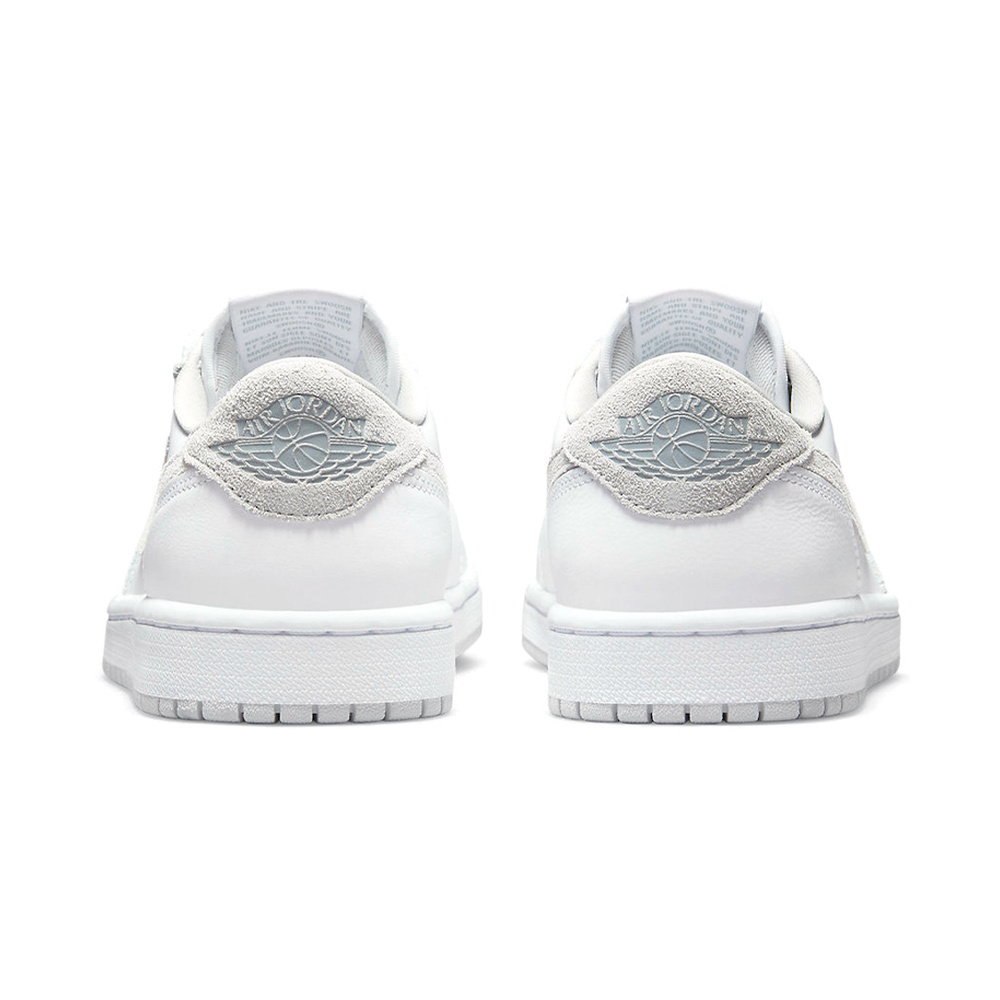 Air Jordan 1 Low 'White / Metallic Silver' Женские