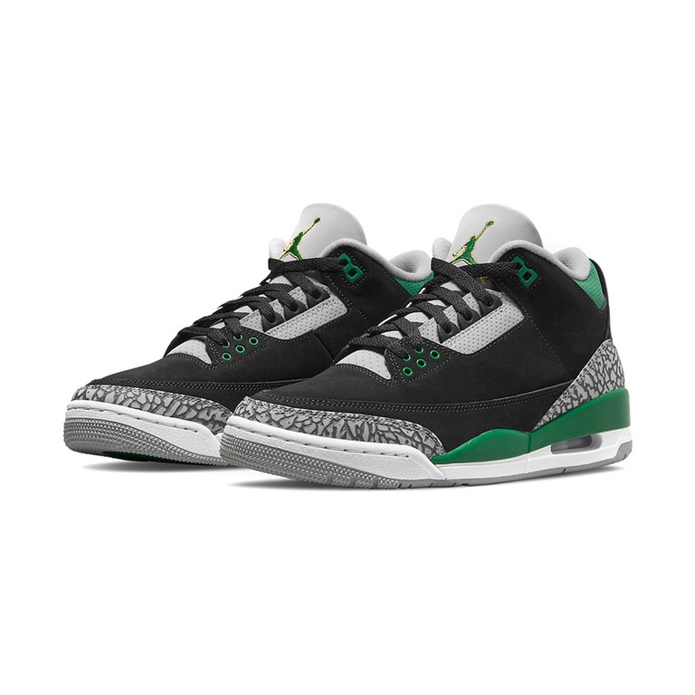 Air Jordan 3 'Medium Ash / Cave Stone / Racer Blue / Medium Ash' Мужские