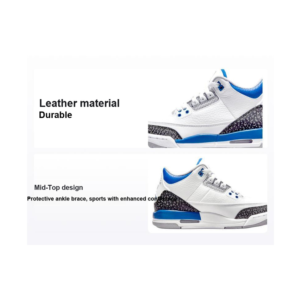Air Jordan 3 'White / Photon Dust / White' Унисекс