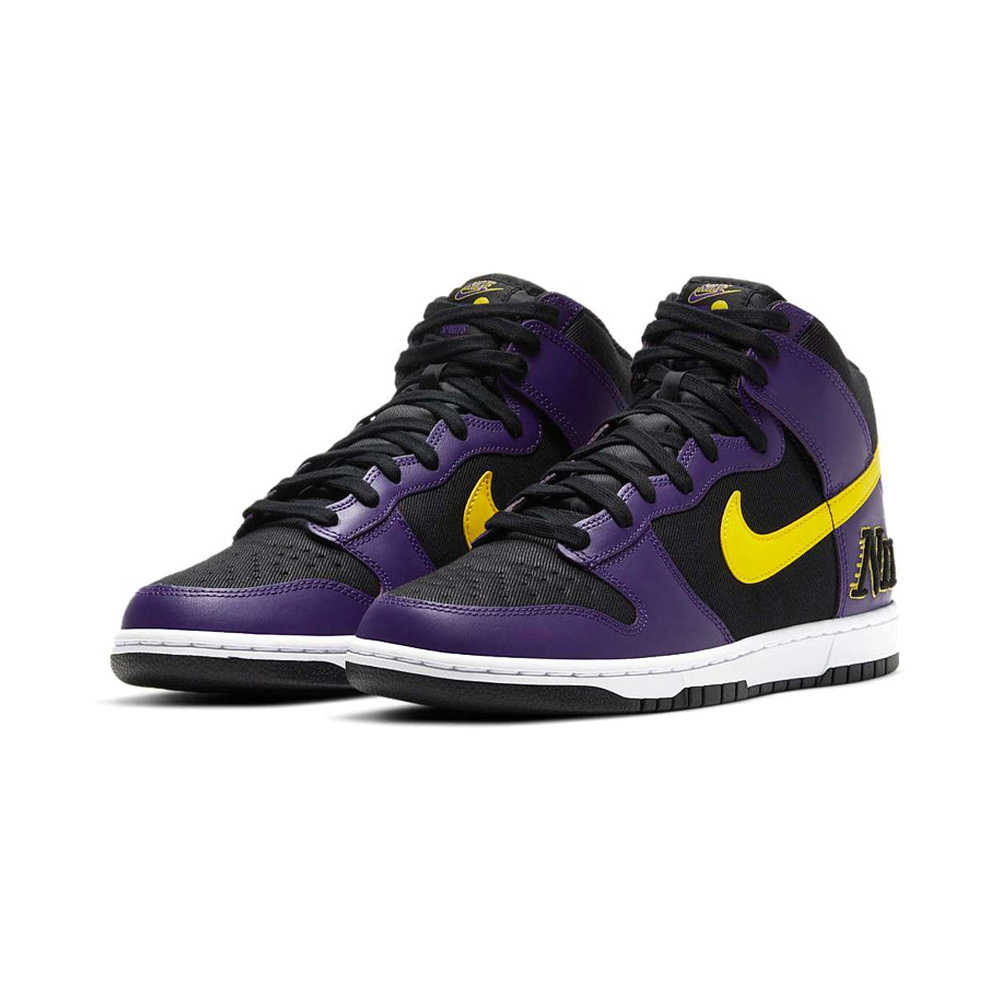 Nike Dunk High 'Light Smoke Grey / Photon Dust / Hyper Crimson / Chrome' Мужские