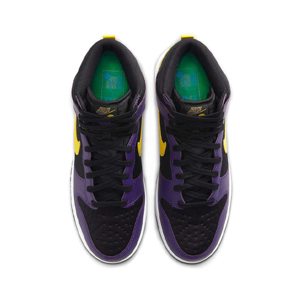 Nike Dunk High 'Light Smoke Grey / Photon Dust / Hyper Crimson / Chrome' Мужские