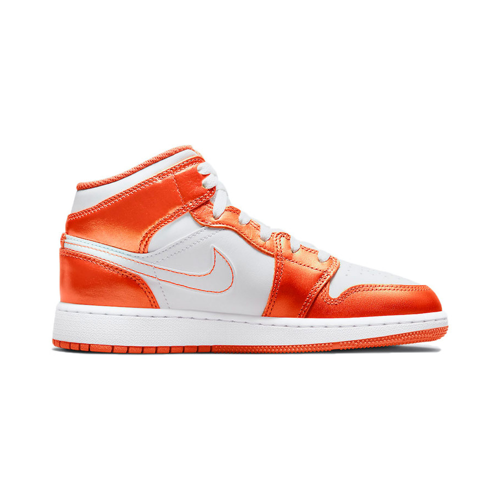 Air Jordan 1 Mid 'White / Hyper Violet / Bright Crimson / Obsidian' Унисекс