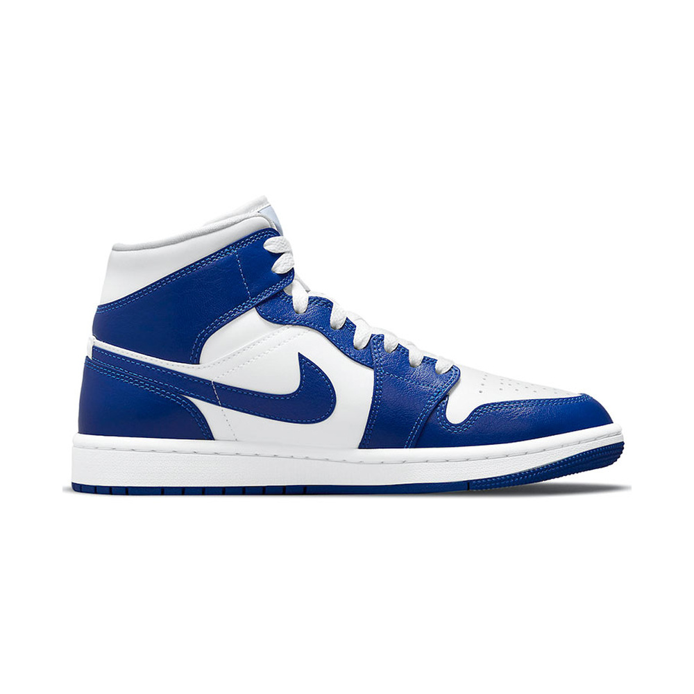 Air Jordan 1 Mid 'White / Pure Platinum' Женские