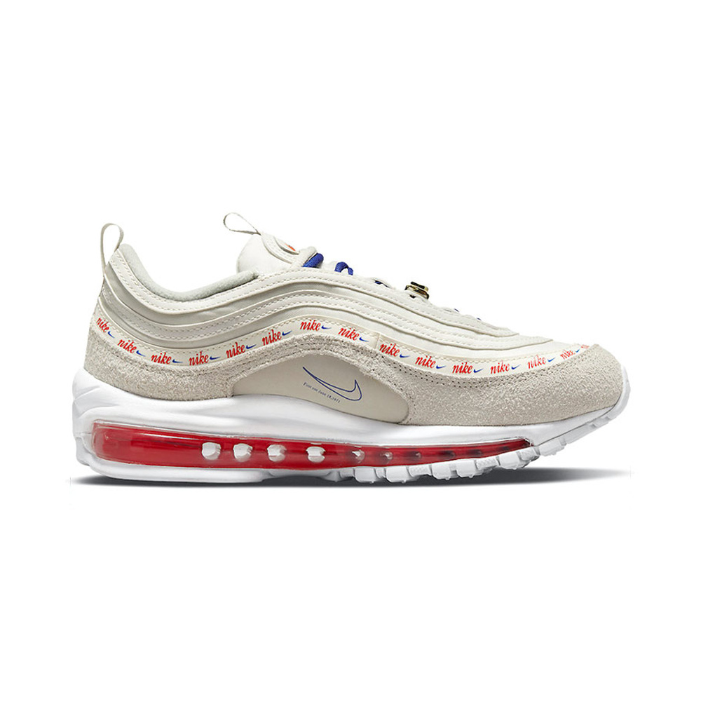 Nike Air Max 97 'Black / Hyper Crimson / White / Chrome' Женские