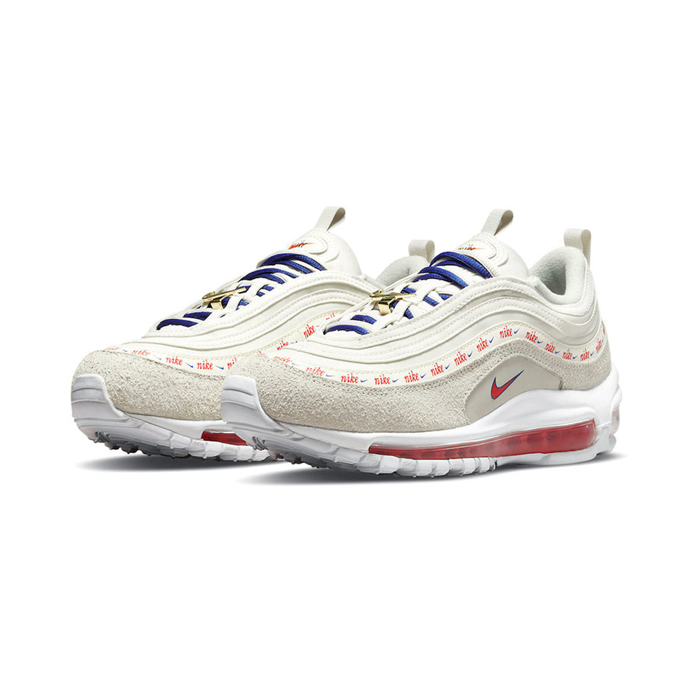 Nike Air Max 97 'Black / Hyper Crimson / White / Chrome' Женские