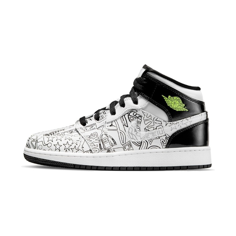 Air Jordan 1 'Black / Dark Smoke Grey' Мужские