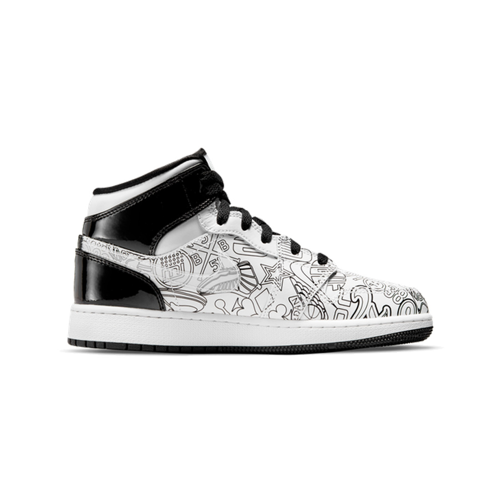 Air Jordan 1 'Black / Dark Smoke Grey' Мужские