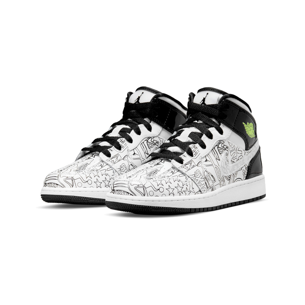 Air Jordan 1 'Black / Dark Smoke Grey' Мужские