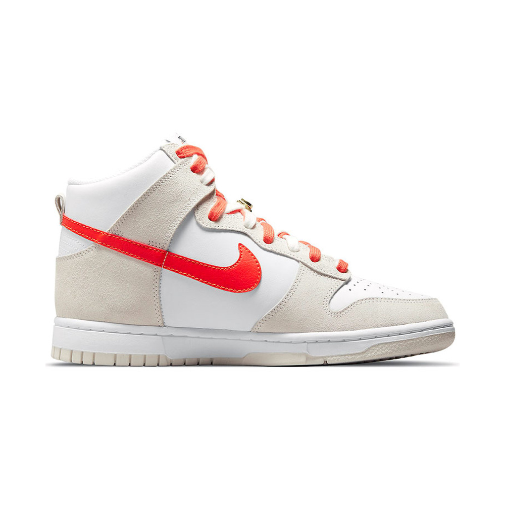 Nike Dunk High 'White / Sail / Phantom / Metallic Silver' Женские