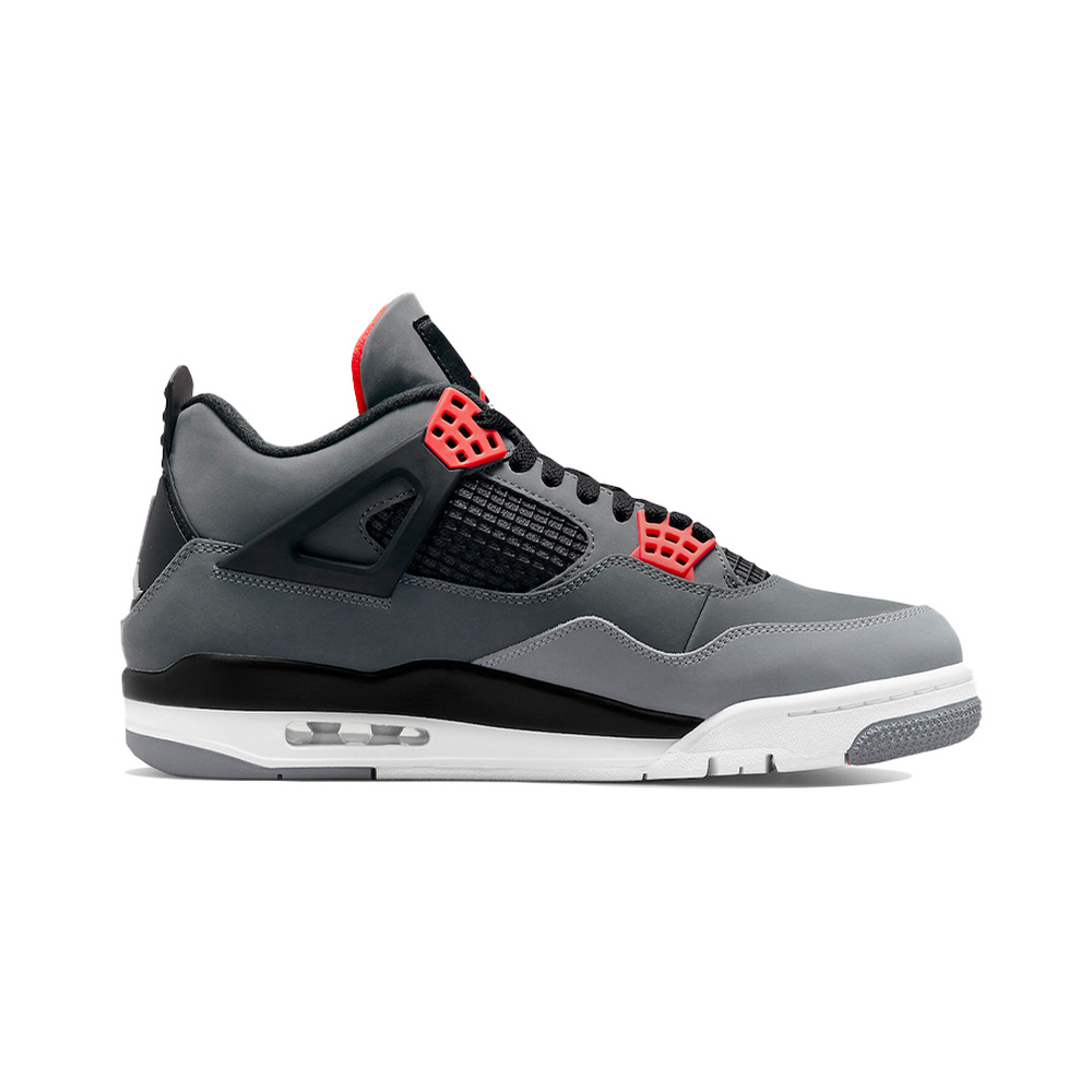 Air Jordan 4 'Tumbled Grey / Flat Silver / Heather / Black' Мужские