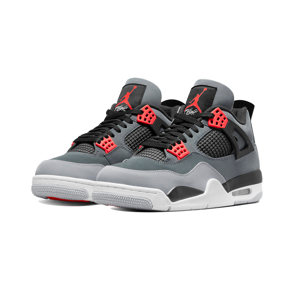 Air Jordan 4 'Tumbled Grey / Flat Silver / Heather / Black' Мужские