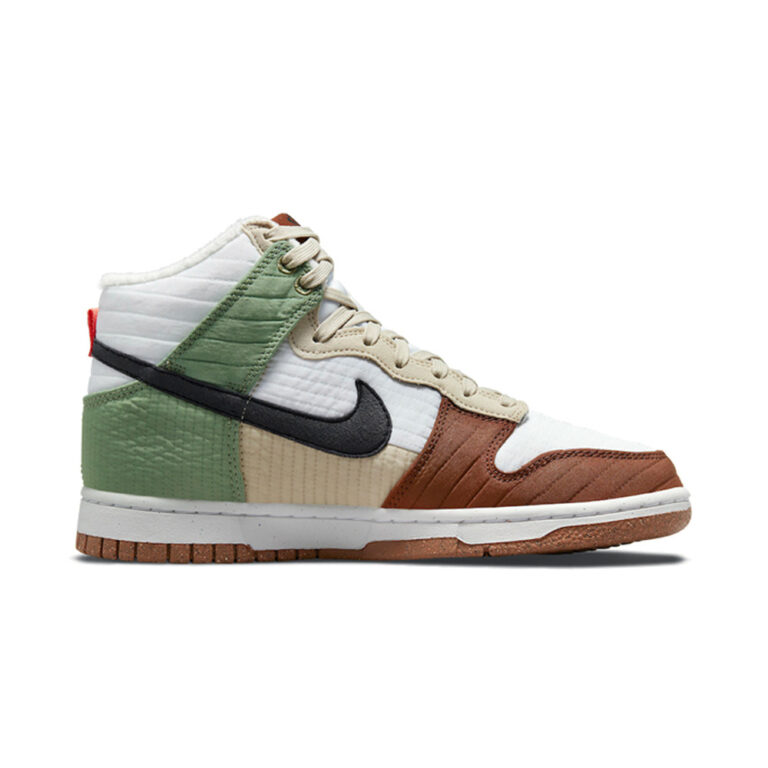 Nike Dunk 'White / Photon Dust / Metallic Silver / Black' Женские