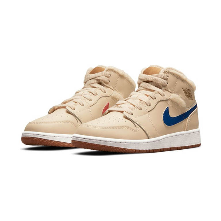 Air Jordan 1 Mid 'Old Royal / White' Унисекс