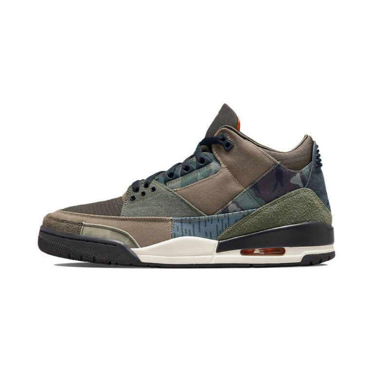 Air Jordan 3 'Black / Seaweed / Light Lemon Twist / Black' Мужские