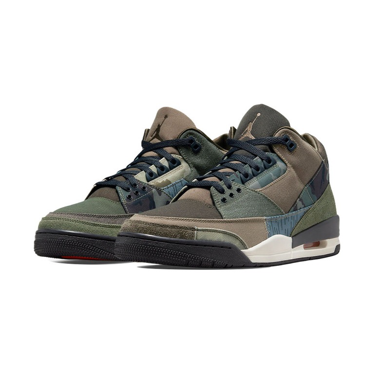 Air Jordan 3 'Black / Seaweed / Light Lemon Twist / Black' Мужские