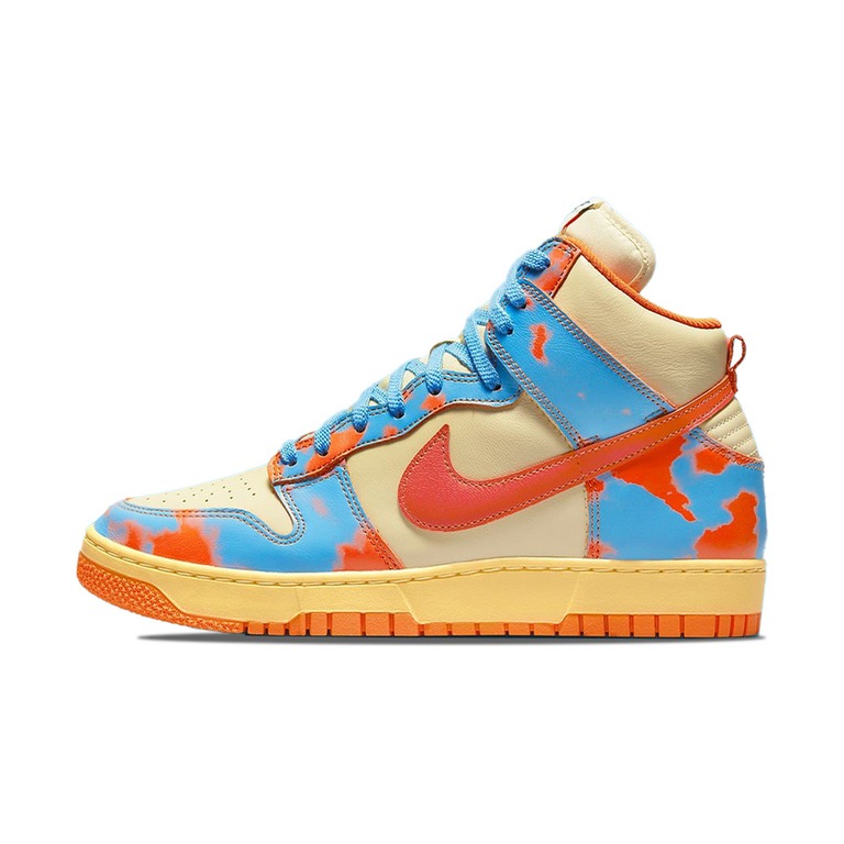 Nike Dunk High 'White / Gum Light Brown / Blue Beyond' Мужские