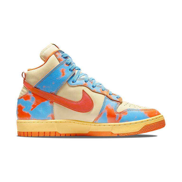 Nike Dunk High 'White / Gum Light Brown / Blue Beyond' Мужские