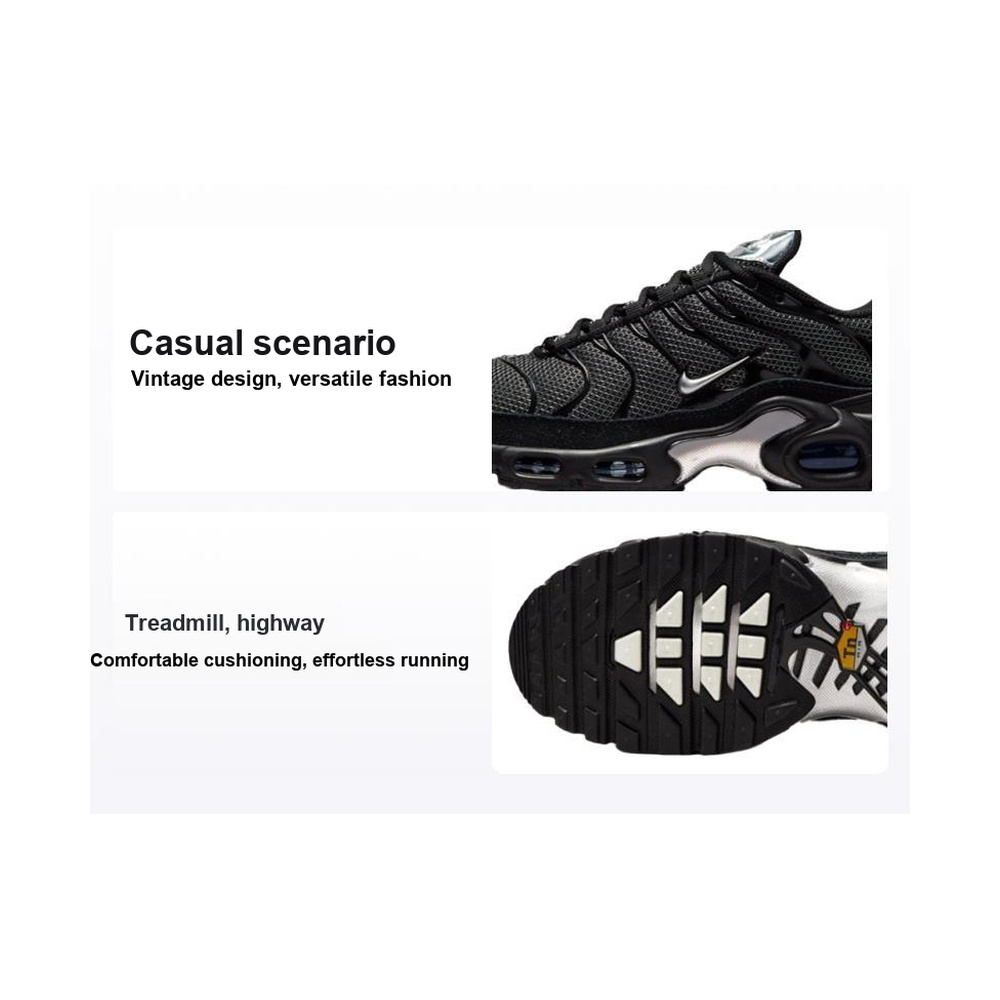 Nike Air Max Plus 'Black / Dark Smoke Grey' Женские