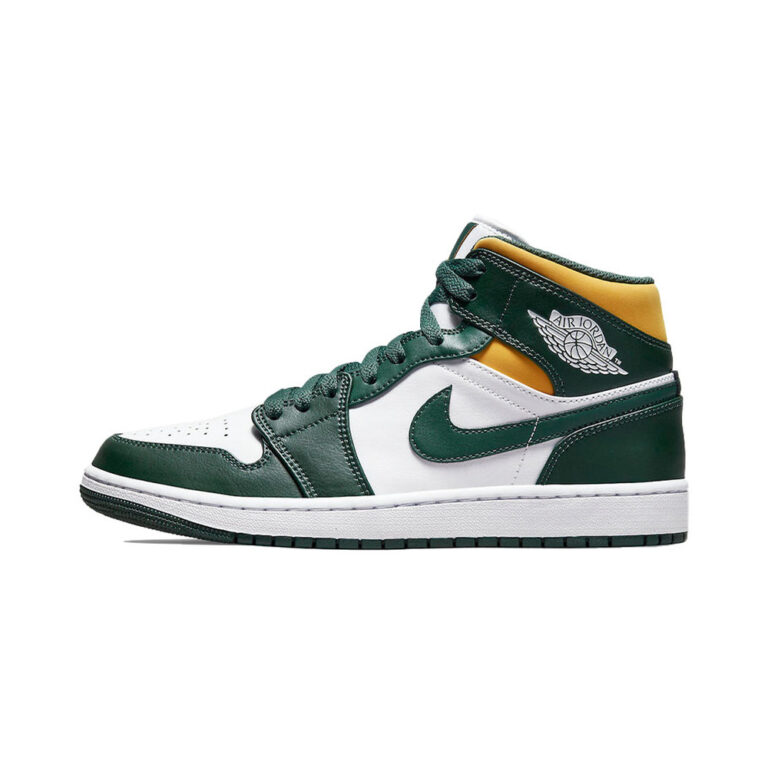 Air Jordan 1 Mid 'Old Royal / White / Metallic Silver / Black' Мужские