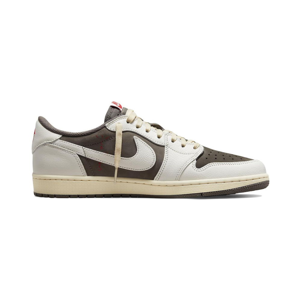 Air Jordan 1 'Pale Ivory / Light British Tan / Muslin / Track Red' Мужские